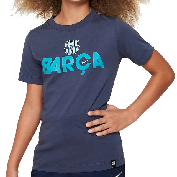 Nike Youth Barcelona T-Shirt 23/24 (Thunder Blue)