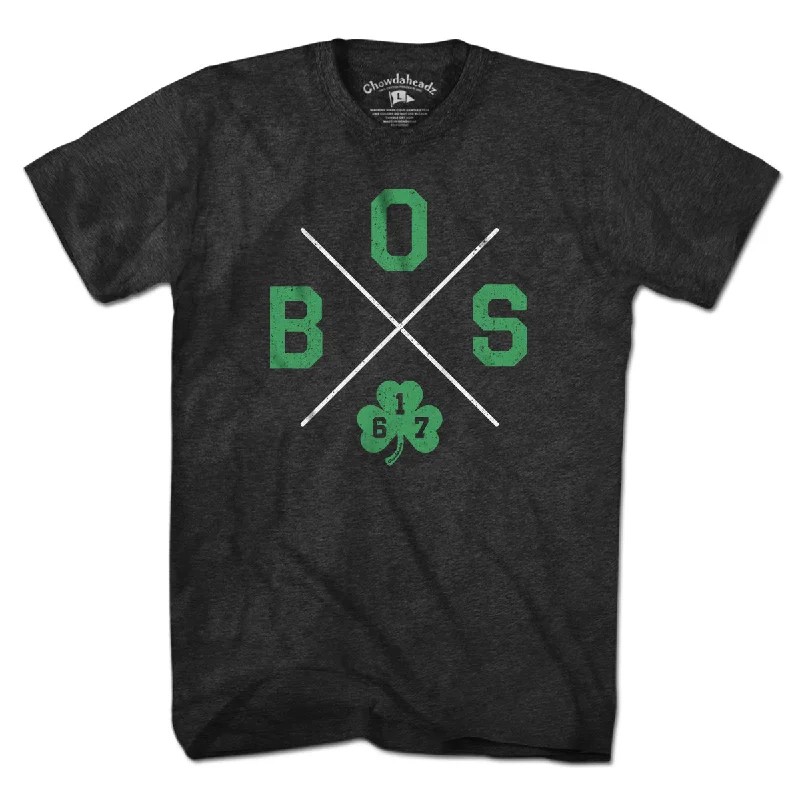 BOS Shamrock Crossed Out T-Shirt