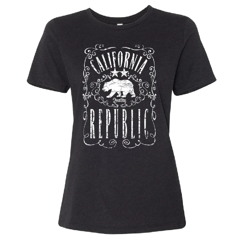 California Republic JD Whiskey Women's Relaxed Jersey Tee