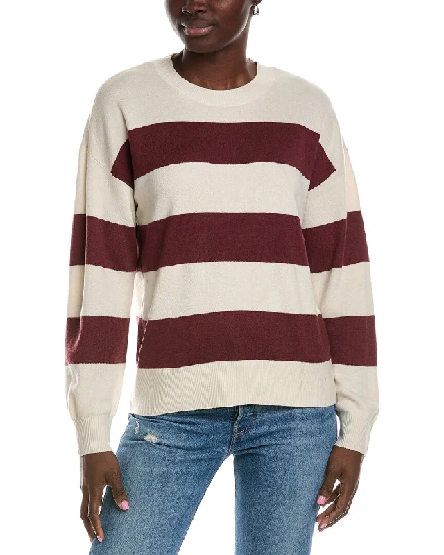 Splendid Iris Stripe Wool-Blend Sweater