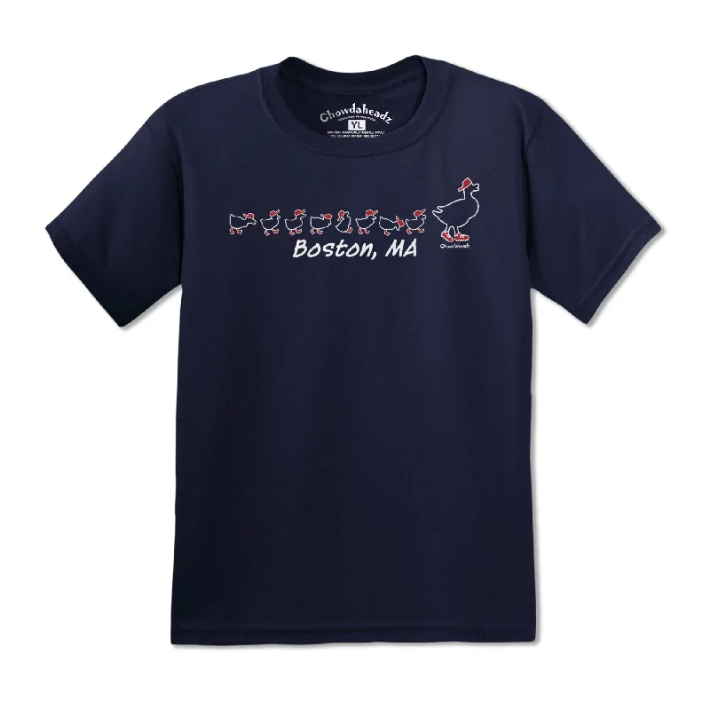 Boston Ducks On The Common Youth T-Shirt