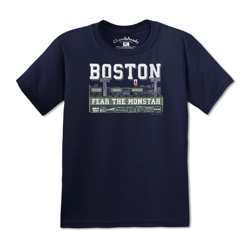 Boston Green Monstah Skyline Youth T-Shirt