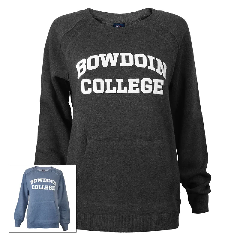 Women's Bowdoin College Angel Fleece Crew from MV Sport