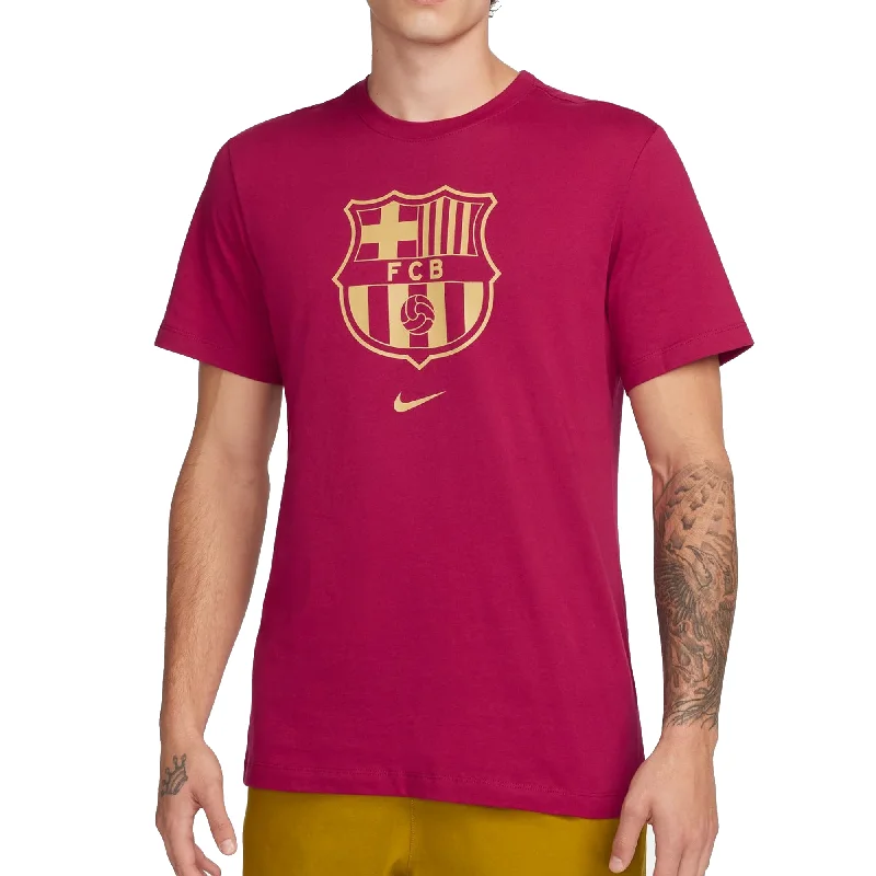 Nike Barcelona Crest T-Shirt 23/24 (Noble Red)