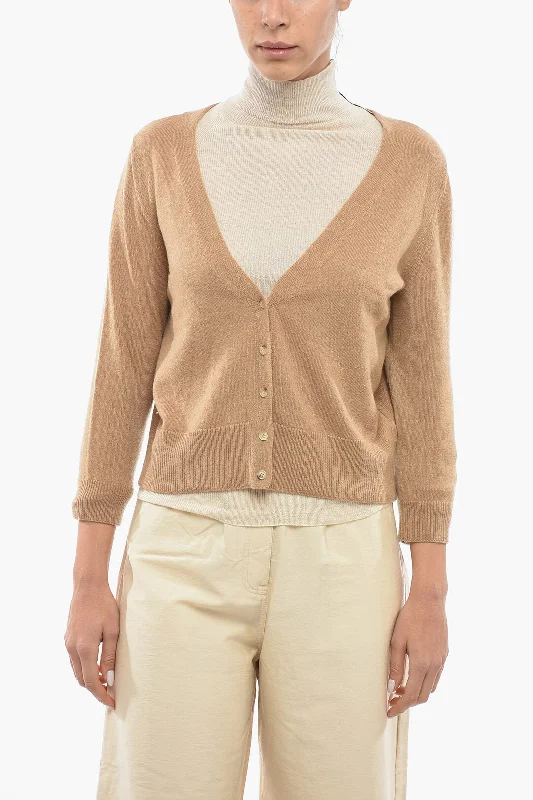 Chicca Lualdi Interchangeable Detail Cashmere Cardigan