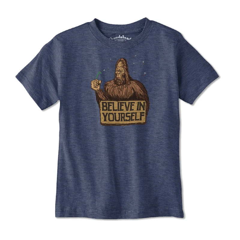 Believe in Yourself Bigfoot Youth T-Shirt