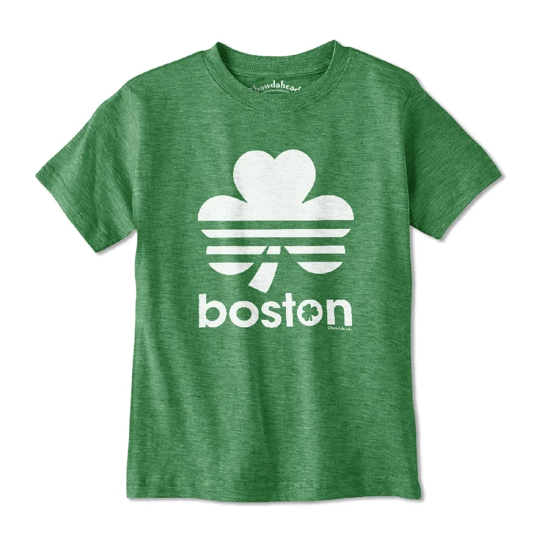 Boston Shamrock Retro Youth T-Shirt