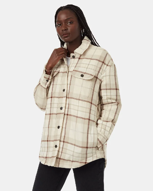 Kapok Flannel Insulated Jacket