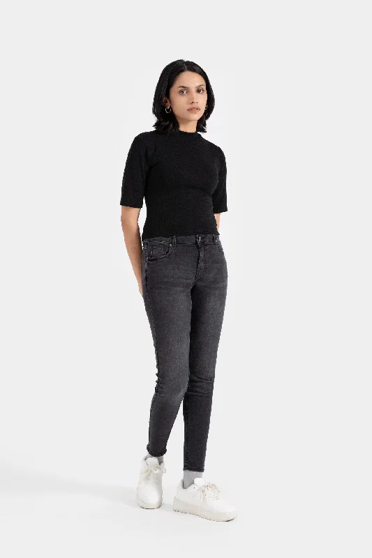 Mid-Rise Skinny Jeans