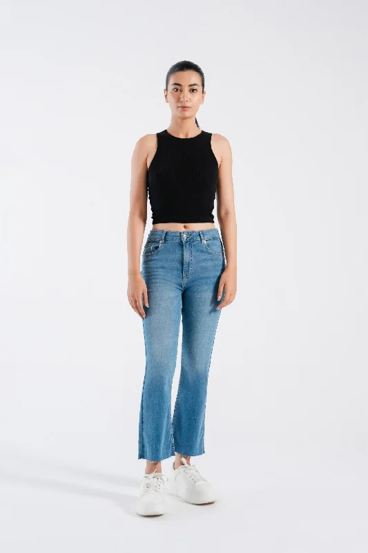 Basic Kick Flare Jeans