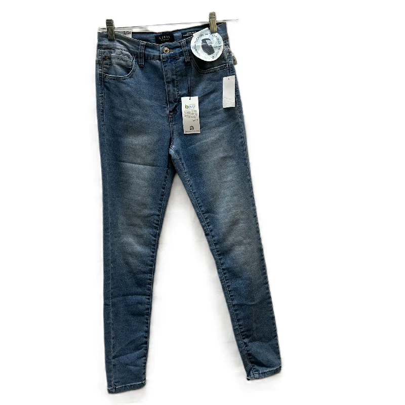 Jeans Skinny By Curve Appeal In Blue, Size: 2