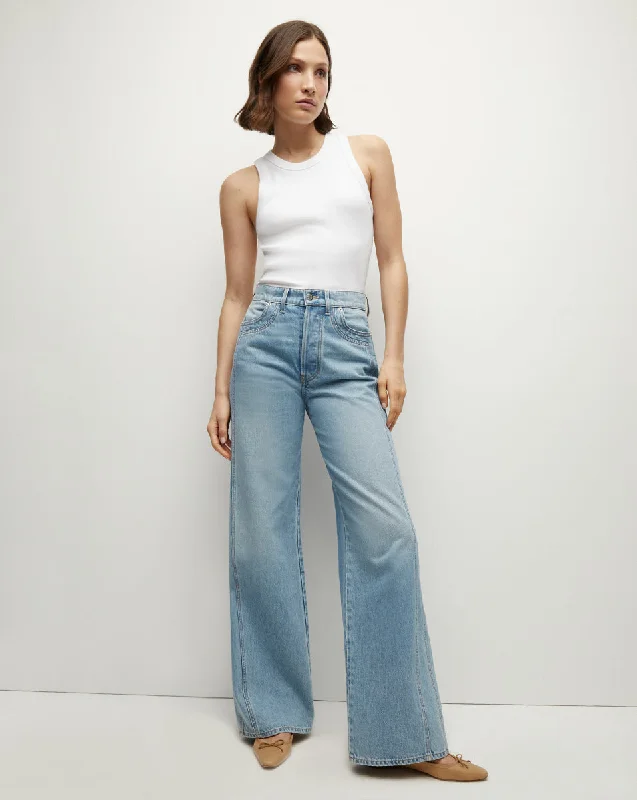 Taylor Double-Seam Wide-Leg Jean