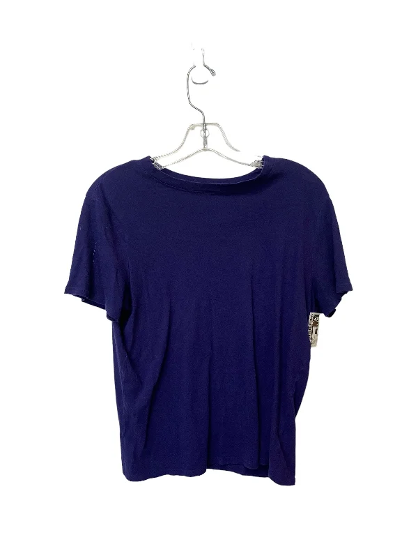 Purple Top Short Sleeve A New Day, Size S