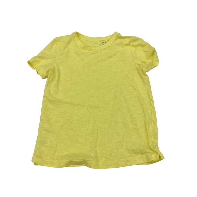 YELLOW TOP SS BASIC by LOFT Size:S