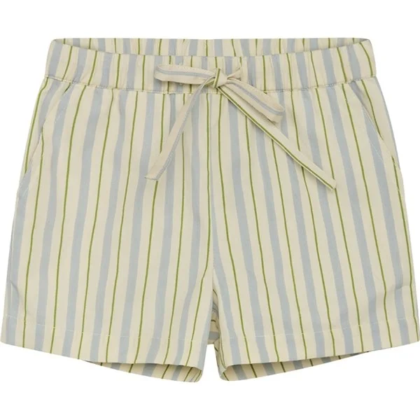 Flöss Bobby Shorts Blue/Green Stripe