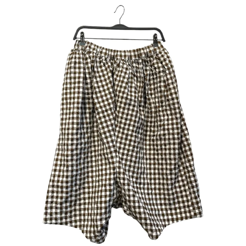 COMME des GARCONS COMME des GARCONS/Sarouel Pants/S/Brown/Polyester/Plaid/RK-P022