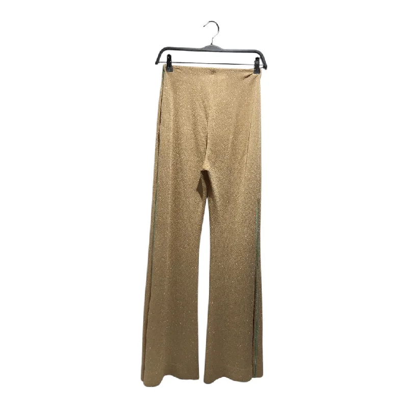 Acne Studios/Bootcut Pants/S/GLD/shimmer pant green striping