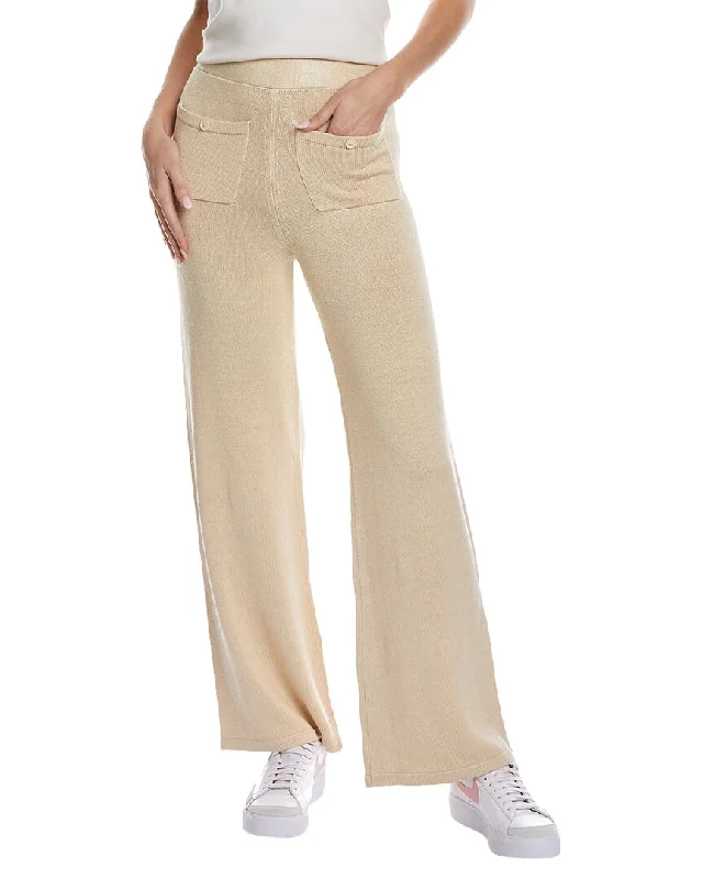 JoosTricot Wide Leg Linen-Blend Pant