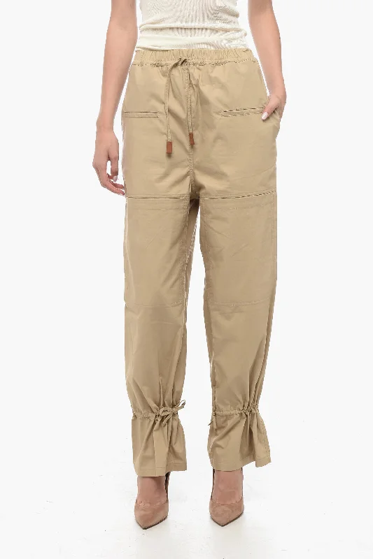 Loewe Cargo Pants with Ankle Drawstrings